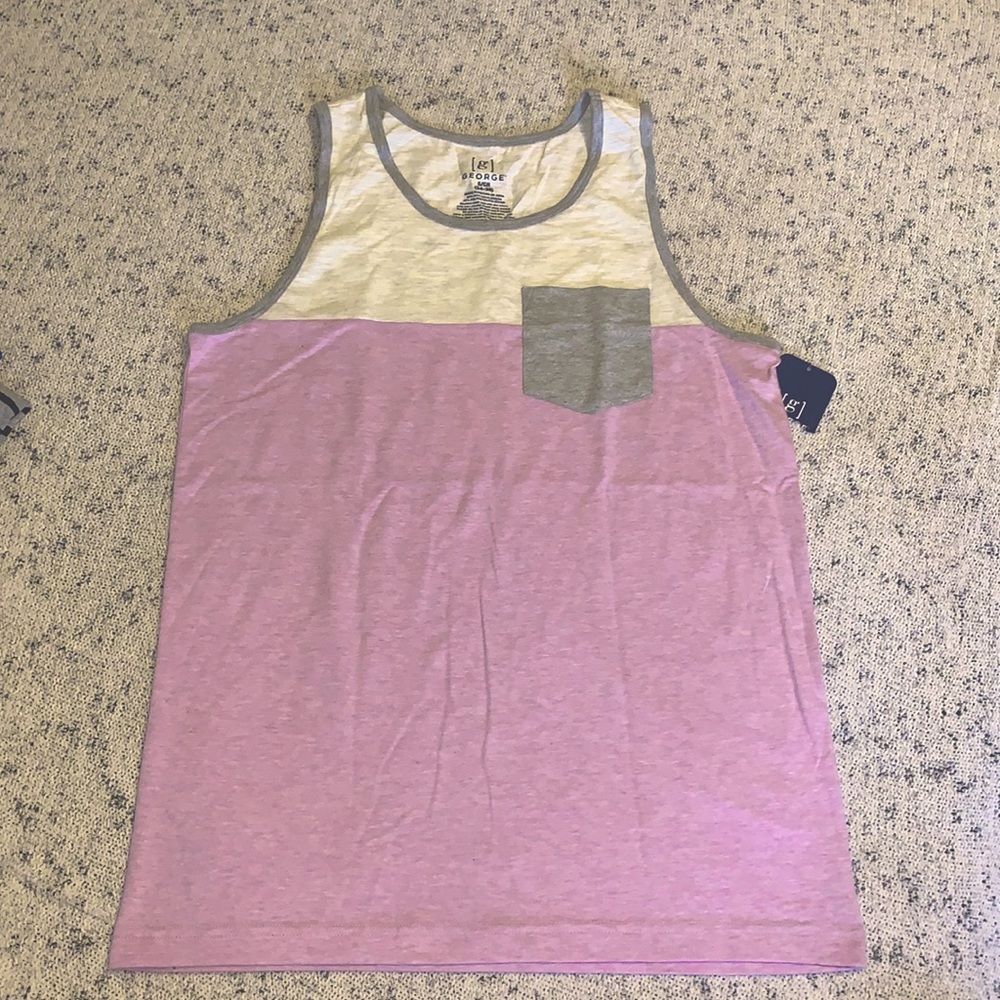 George Color block Tank Top T